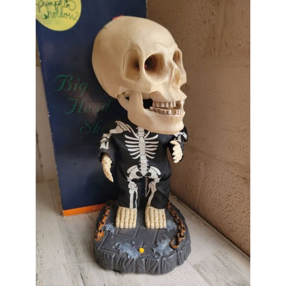 Lemax big head skeleton super freak dancing animated vintage Halloween - Picture 1 of 8